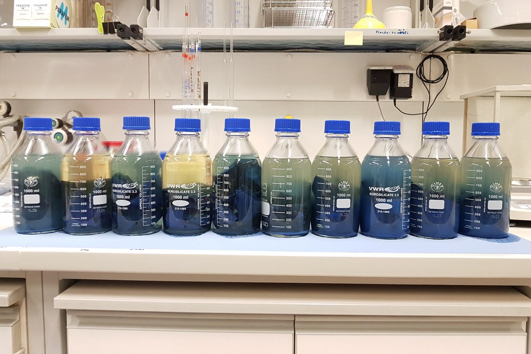 Recycling von Textilien, TU Wien, Baumwolle/Polyester-Mischung