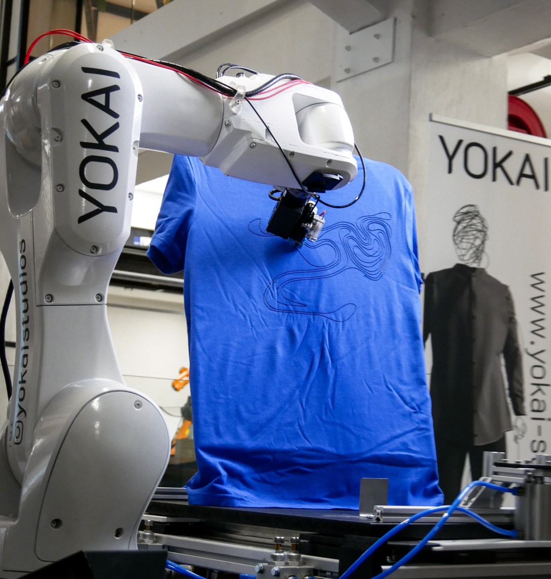 Printroboter, generativer Designcolde, Yoga Studios,