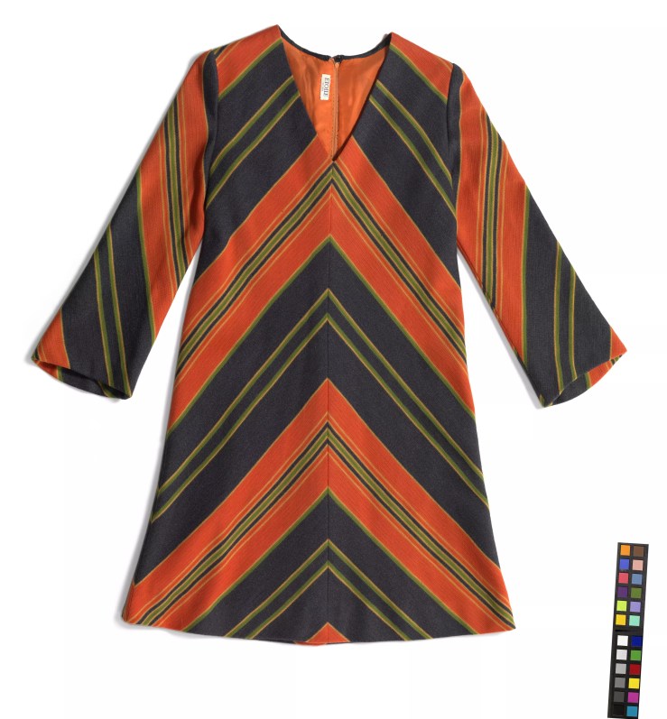 Etoile (Modeboutique), Tageskleid, 1967, Wien Museum Inv.-Nr. M 22463, CC BY 4.0, Foto: Birgit und Peter Kainz, Wien Museum (https://sammlung.wienmuseum.at/objekt/983694/)